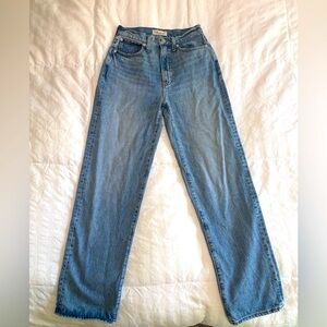 Madewell straight leg jeans